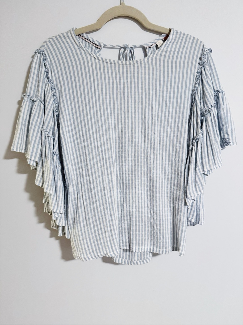 Pilcro - Sybil Ruffle Sleeve Top - Picture 6 of 8